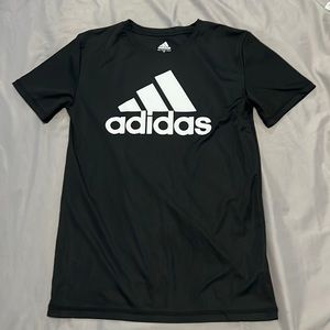 Adidas shirt, activewear 10/12 boys black